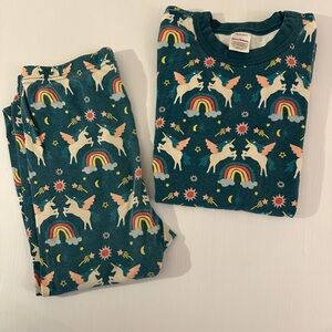 Hanna Andersson | Pajama Set | Size 12 | Unicorn | Cotton